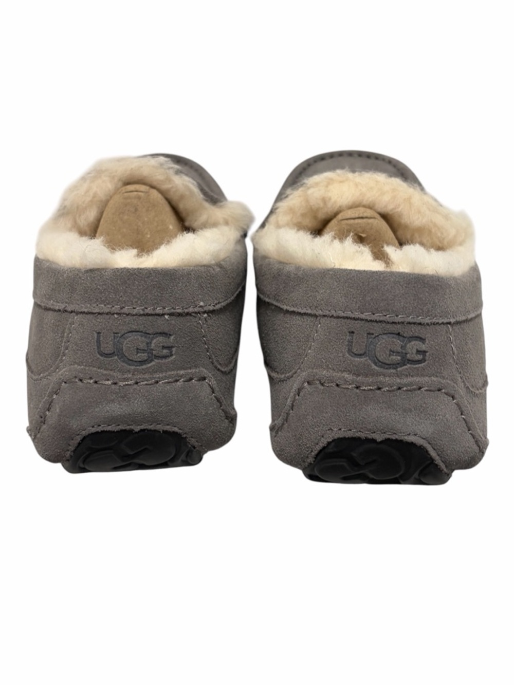 UGG Men’s Gray Ascot Suede Slippers - BRAND NEW - Size 10 - Picture 5 of 12